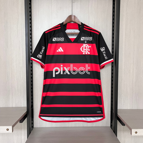 Flamengo Home 24/25 + PATROCINADORES