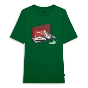 Camiseta Puma Graphics Sneaker - Verde