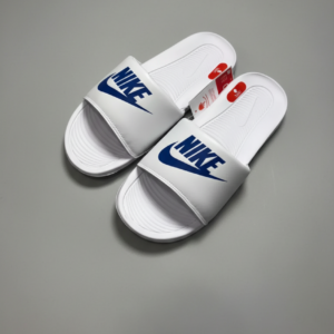 Chinelo Nike Victori One – Branco/Azul