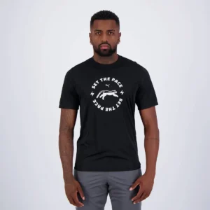 Camiseta Puma Graphic Run Slogan - Preta